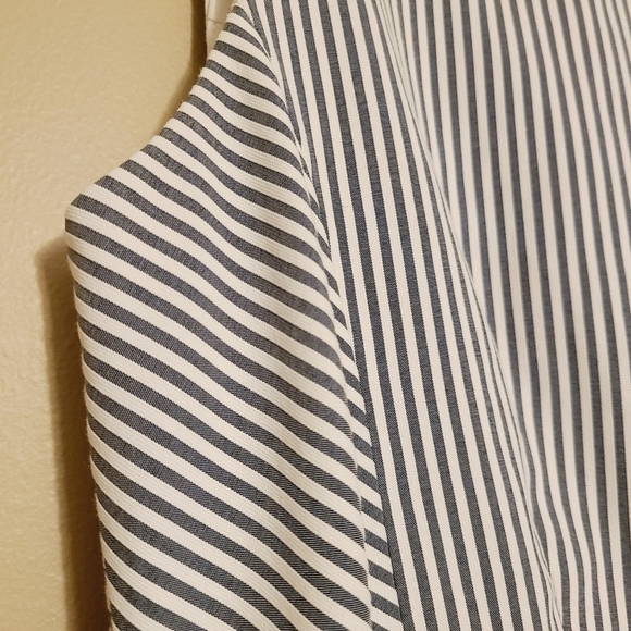 Alex Marie | Women's Sleeveless Striped Sheath Dress (Size 10) - Picture 5 of 12